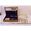 Image 1 : Nobility Plate Silver Plated Cutlery Set in Box + Partial Set of Vintage Cutlery