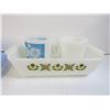 Image 2 : Pyrex Casserole Dish & Plate - (2) Fire King Mugs - (2) Fire King Casserole Dishes