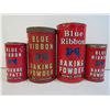 Image 3 : (4) Vintage Blue Ribbon Tins