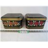 Image 1 : (2) Vintage Rose Tins