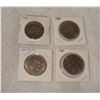 Image 1 : 4 Canadian Silver Dollars 1968, 1975, 1971, 1981