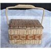 Image 1 : Vintage Eatons Sewing Basket and Supplies