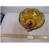 Image 2 : 6" tall Carnival glass dish