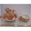 Pitcher, bowl, chamber pot