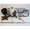 Cage for Washing Hats -Smart Living Steamer - Bowls - Elvis License Plate - Misc Items