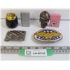 (2) Belt Buckles - (4) Lighters