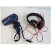 Image 3 : Ladies Outback Boots (size 9) - Hair Dryer (working) - Headphones