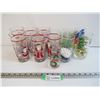 (11) Christmas Themed Glasses