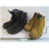 (2) Pair of Men's boots (size 10 - 10 1/2)