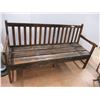 Image 1 : Wooden sitting bench - 62x19