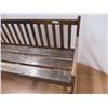 Image 4 : Wooden sitting bench - 62x19
