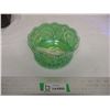 Image 1 : Green opalescent glass  6.5" round