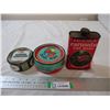 Image 1 : (3) Tins - carnauba car wash, Trewax boat wax, Rubbing compound