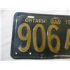 Image 2 : 1945 Ontario license plate
