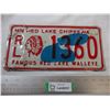 Image 1 : Red Lake Chippewa with 1985 sticker license plate