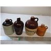 Image 1 : (4) Stoneware jugs - 1 has chip