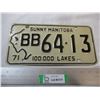 Image 1 : 1971 Manitoba buffalo plate - 100,000 lakes