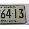 Image 3 : 1971 Manitoba buffalo plate - 100,000 lakes