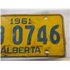 Image 3 : 1961 Alberta license plate