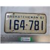 Image 1 : 1961 Saskatchewan license plate