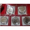 Image 2 : (5) 2015 fine silver 20 dollar Gingerbread man coins