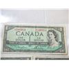 Image 3 : (3) 1954 $1 bill - Canada