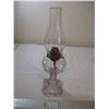 Image 1 : Turning purple oil lamp - 19" tall
