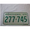 Image 2 : (2) 1970 Saskatchewan license plates