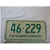 Image 2 : (2) 1974 Saskatchewan license plates