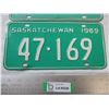 Image 3 : (2) 1969 Saskatchewan license plates
