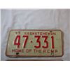 Image 2 : (2) 197-73 Saskatchewan license plates