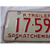 Image 2 : (1) 1971 (trailer) Saskatchewan license plates