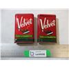 Image 1 : (2) Pocket tobacco tins, Velvet