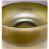 Image 3 : Northwood Russet Green Stretch / Carnival Glass Large Cupped Centrepiece Bowl. Rare Colour! Circa 19