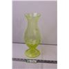 Image 2 : 12.5” Uranium Vaseline Glass Vase (No Chips)