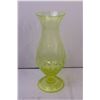Image 3 : 12.5” Uranium Vaseline Glass Vase (No Chips)