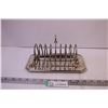 Image 1 : Silver Plated Toast Rack and Tray