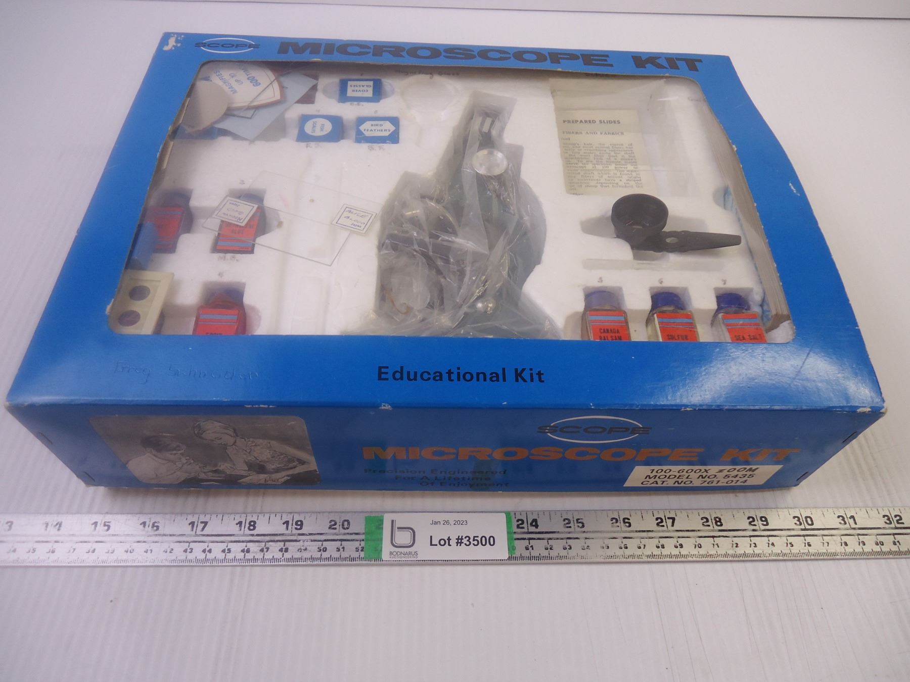 Vintage Microscope Kit (complete)