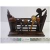 Image 1 : Antique Pipe Stand with 5 Pipes