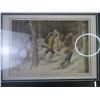 Image 3 : H.P. Share Hand Colour Tinted Print-Indian Trappers of the Northwest