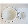 Image 2 : Enamelware Bedpan - Enamel Bowl