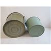 Image 4 : Vintage Metal Buckets