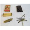 Image 3 : Vintage Tins - Vintage Containers - Keys - Pocket Knife