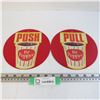 Image 1 : (2) Dr. Pepper Fantasy Door Push Plates