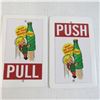 Image 2 : (2) Squirt Soda Fantasy Door Push Plates