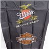 Image 2 : Miller Draft Harley Davidson 2 Sided Flag (18" x 37")