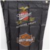 Image 2 : Miller Draft Harley Davidson 2 Sided Flag (18" x 37")
