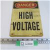 Image 1 : Fiberglass Danger High Voltage Sign