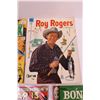 Image 2 : Roy Rogers 10 Cent Comic, Bonanza 12 Cent Comic + (3) War Themed Comics (12 20 and 30 Cent)