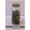 Image 1 : Jar of Catseye Marbles